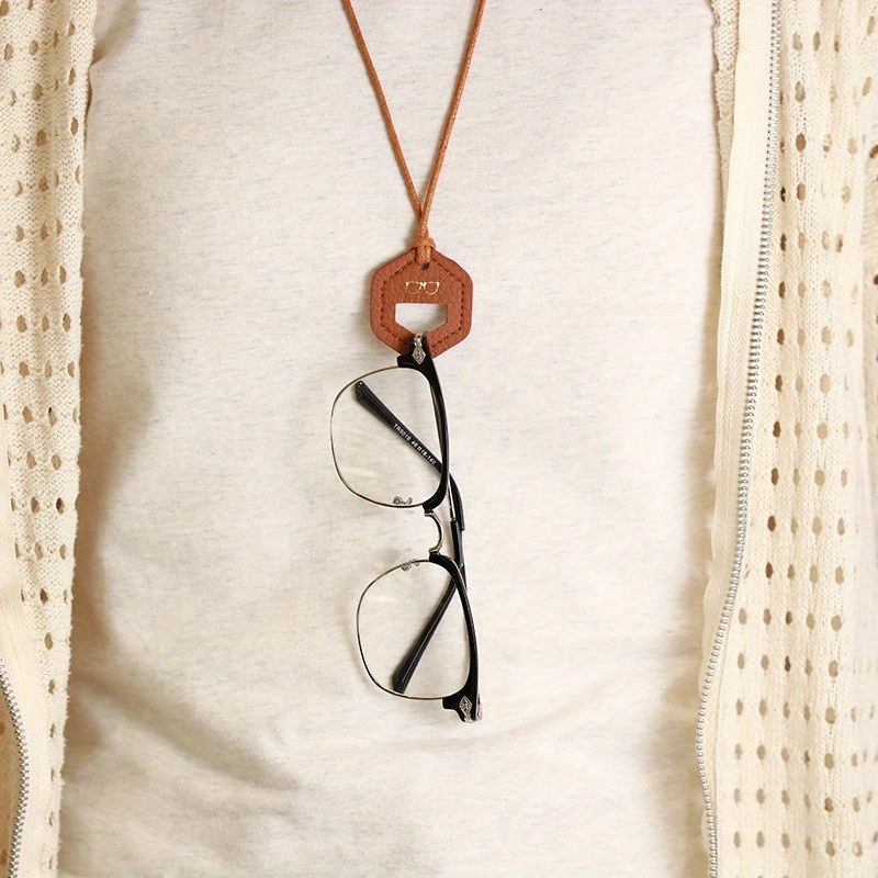 Sunglass Retainer Cord - Brillenkoord van microvezel leer, draagbaar koord,