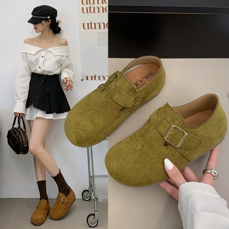 Espadrille Slip On - Dames Suède Gesloten Birkenstock Schoenen Vierkante
