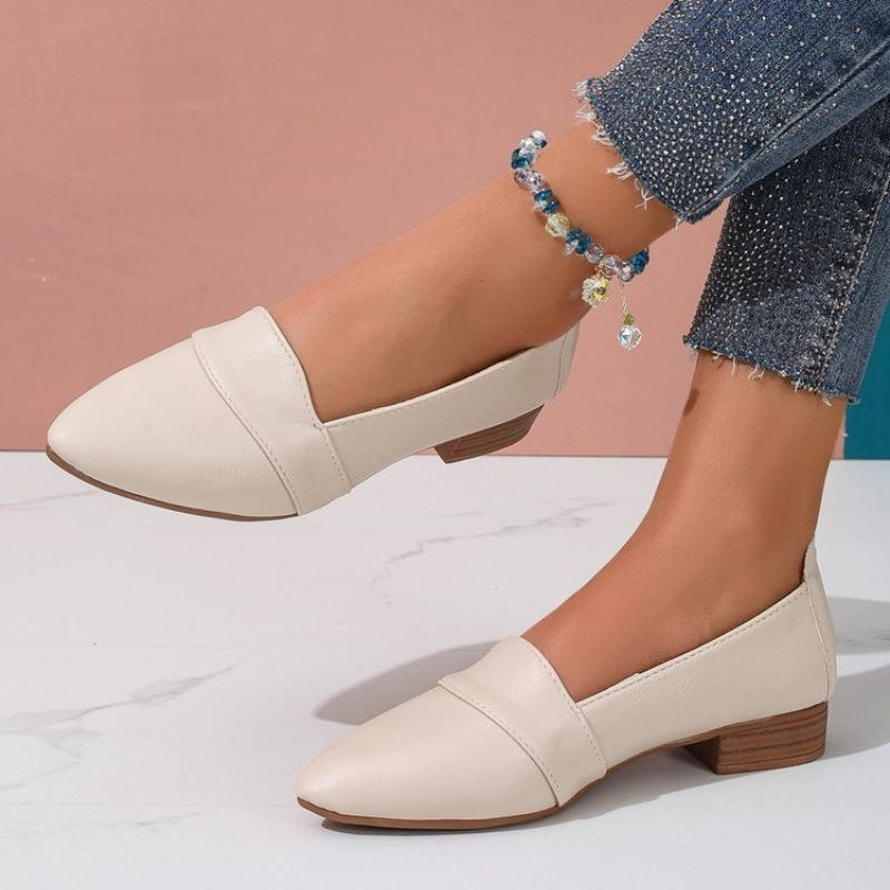 Slip-on schoenen dames, platte - Casual Sandal Leather recensie en prijs