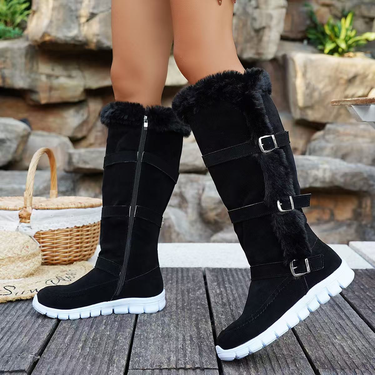Vrouwen Over-de-Knie Laarzen 2 - Espadrille Slip On recensie en prijs