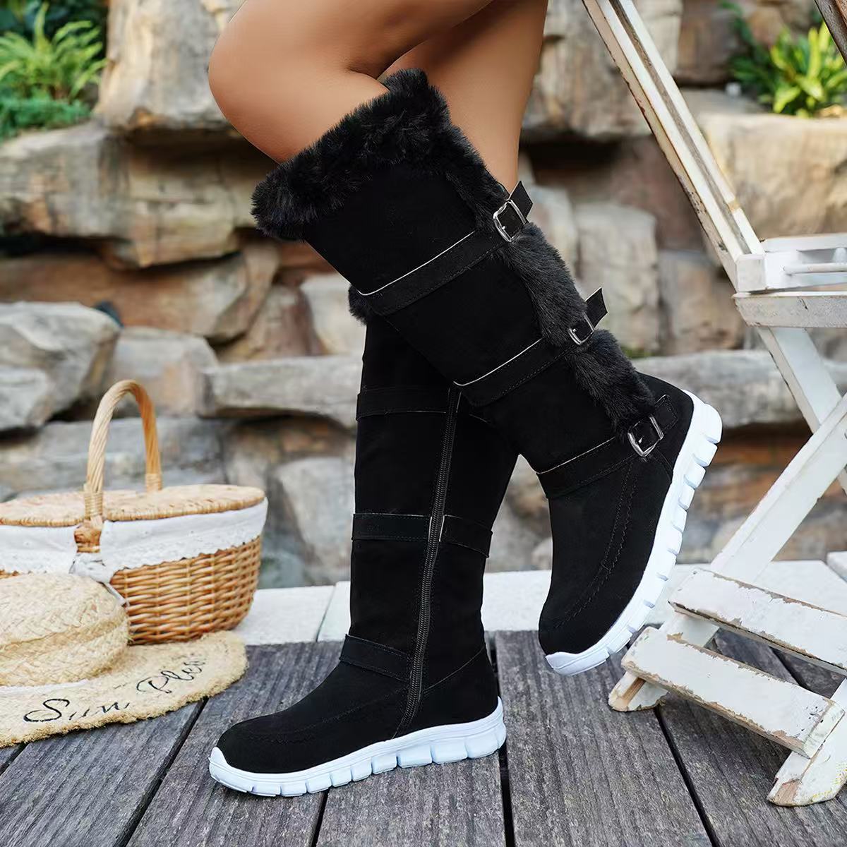Vrouwen Over-de-Knie Laarzen 2 - Espadrille Slip On recensie en prijs