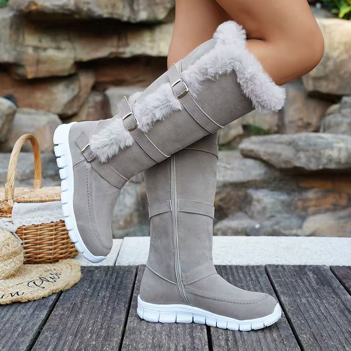 Vrouwen Over-de-Knie Laarzen 2 - Espadrille Slip On recensie en prijs