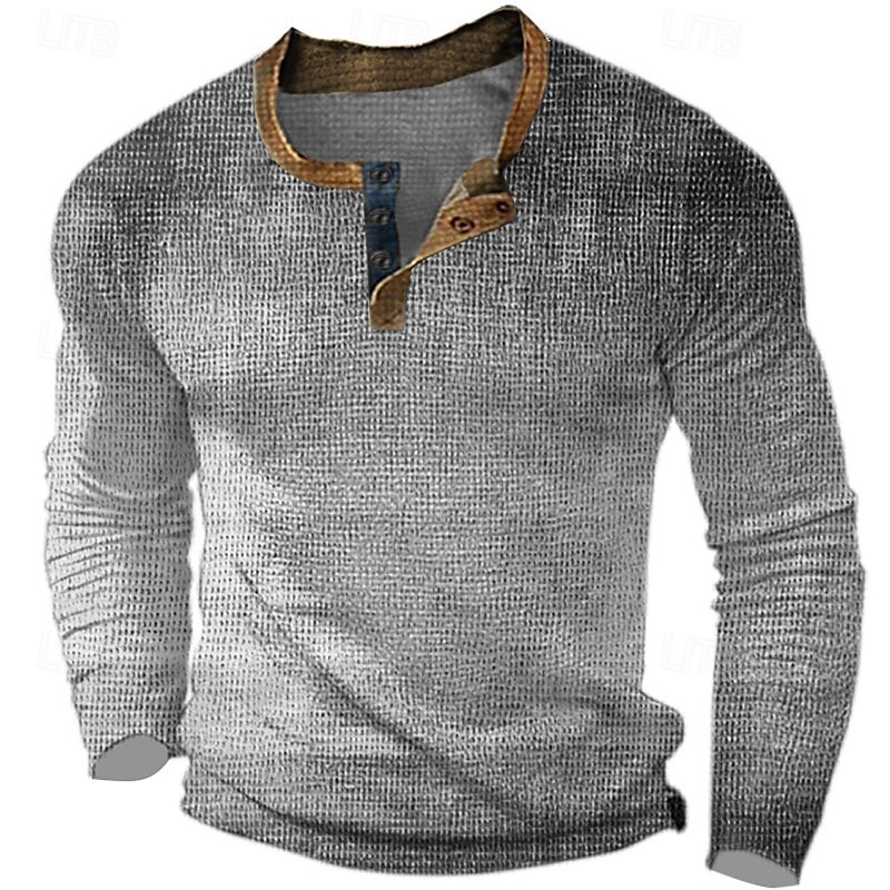 Grafisch verloopkleurig wafel- - Tee Graphic Print recensie en prijs